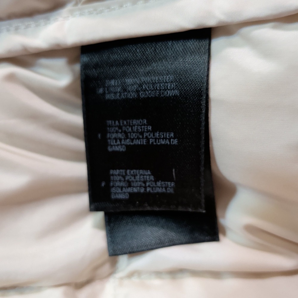 The North Face Metropolis 550 Down Parka Jacket Womens Size M White Long Quilted - Picture 15 of 15